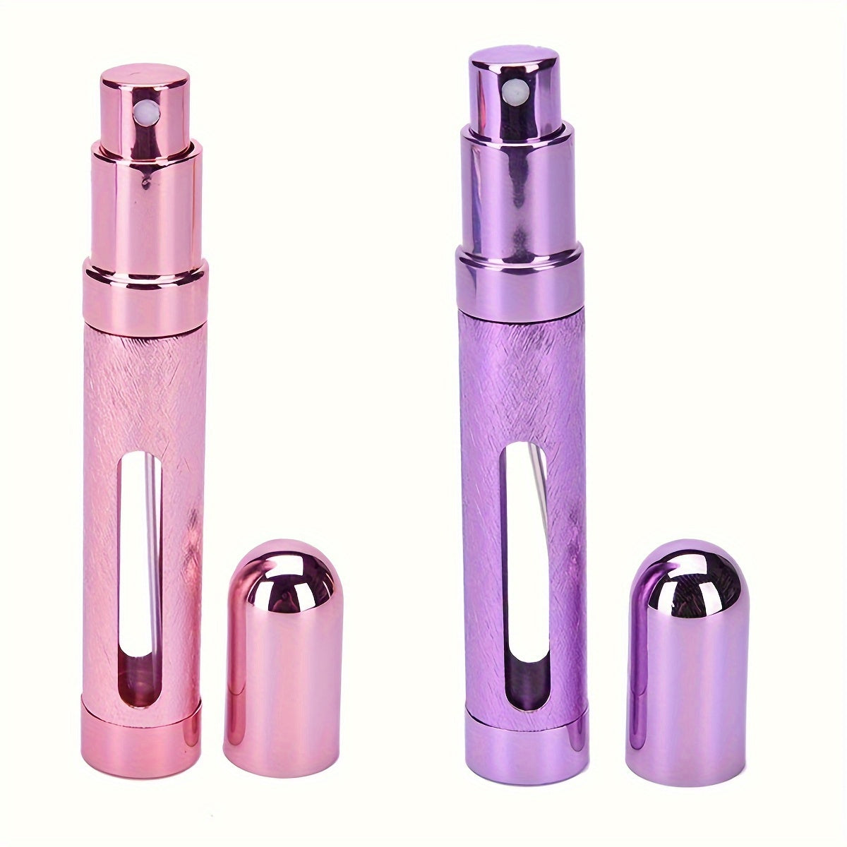 Set of Two 12ml Perfume Spray Bottles for Easy Application