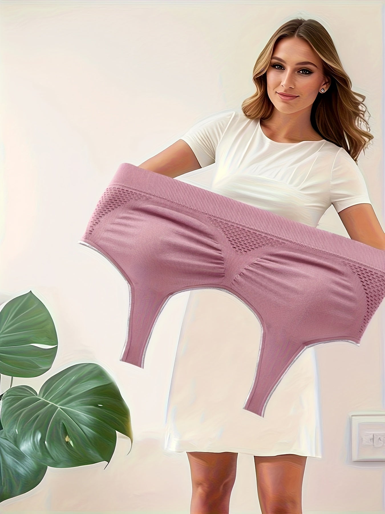 Plus o'lcham ayollar uchun nafas oladigan tarmoq V-shaklli sport bra yoga uchun kundalik kiyim