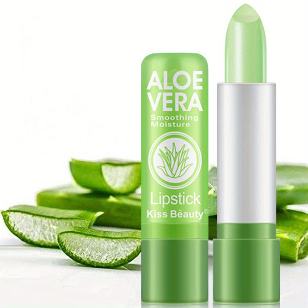 Pintalabios de color que cambia para mujer, de larga duración, humectante, brillo de labios rosa y verde