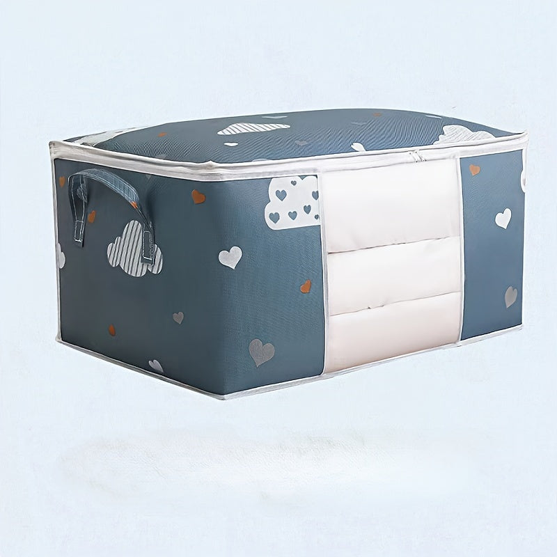 Large Capacity Storage Bag with Handles Dustproof Moisture-Resistant Beige