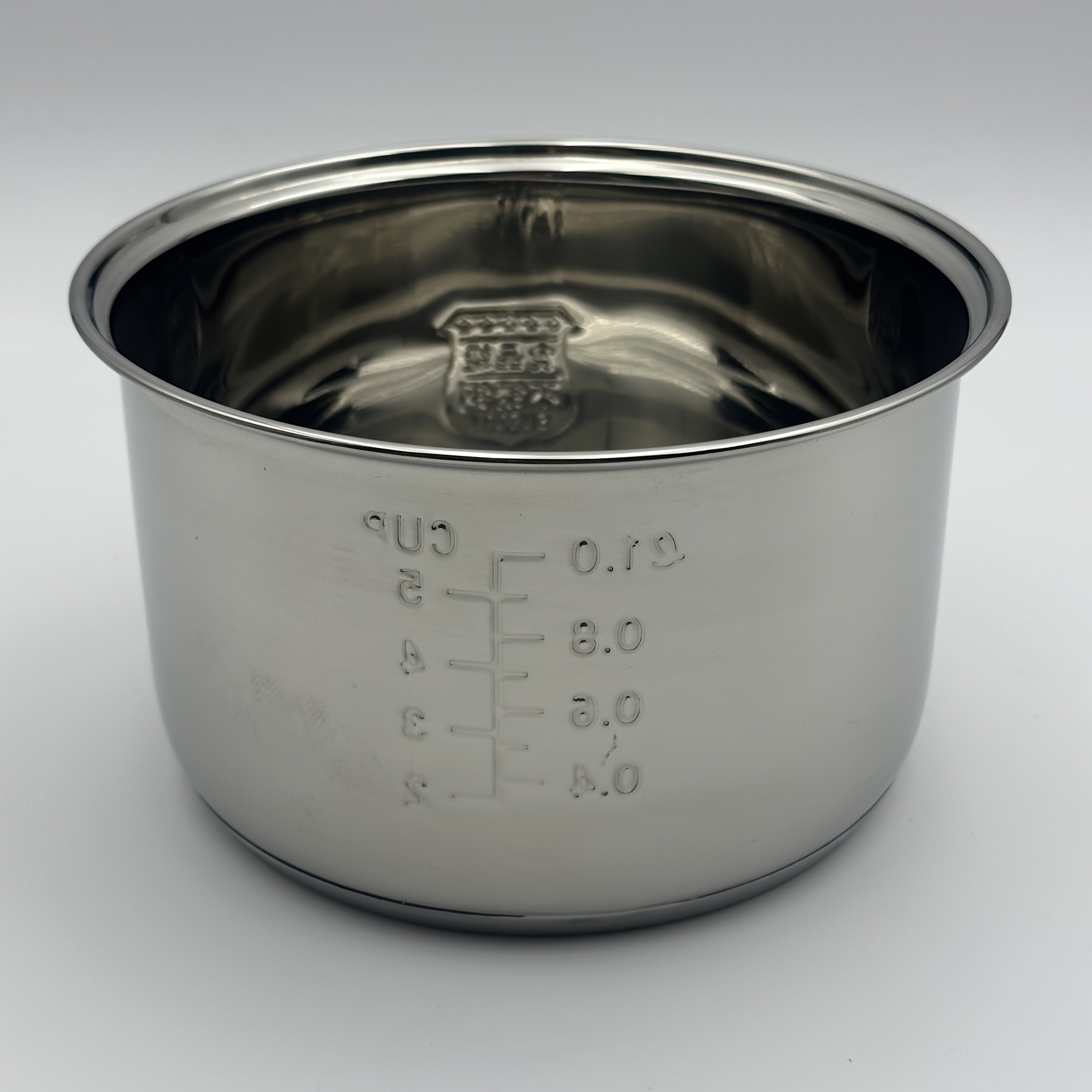 Stainless Steel Inner Pot 2L for Rice Cookers Food Safe Replacement Bowl