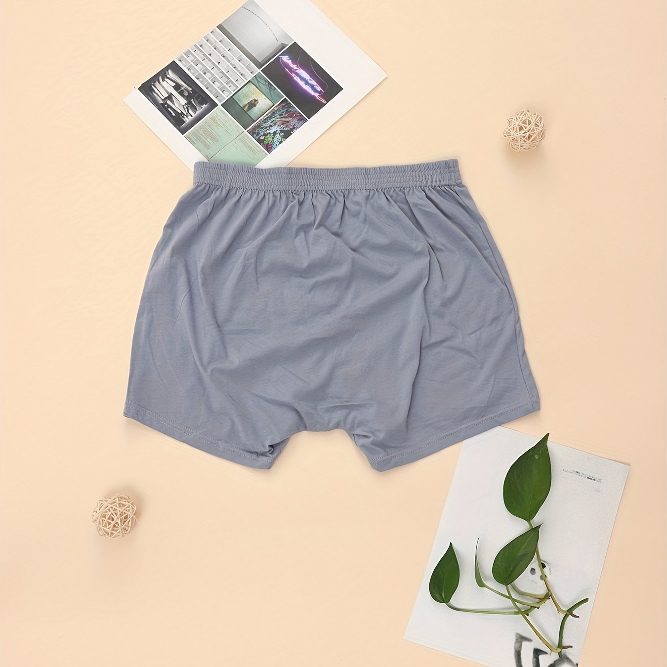 Yuqori bel bilan bo'sh toza paxta pijama shimlari