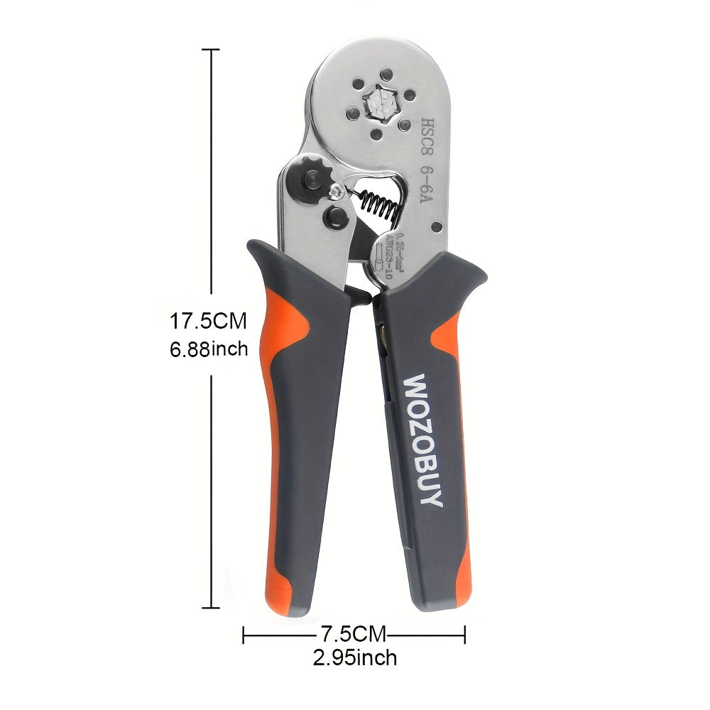 Crimping Tool for Ferrule Sleeves with Carbon Steel Handles