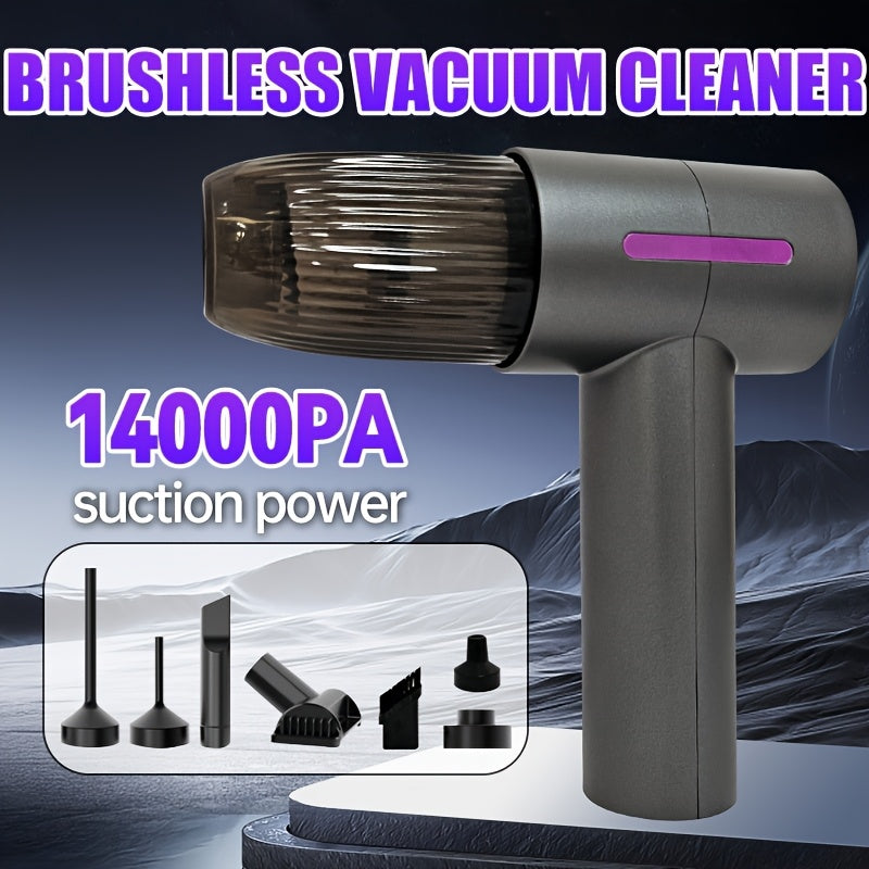 Ручной пылесос 14000PA с длительным временем работы батареи для дома и автомобиля