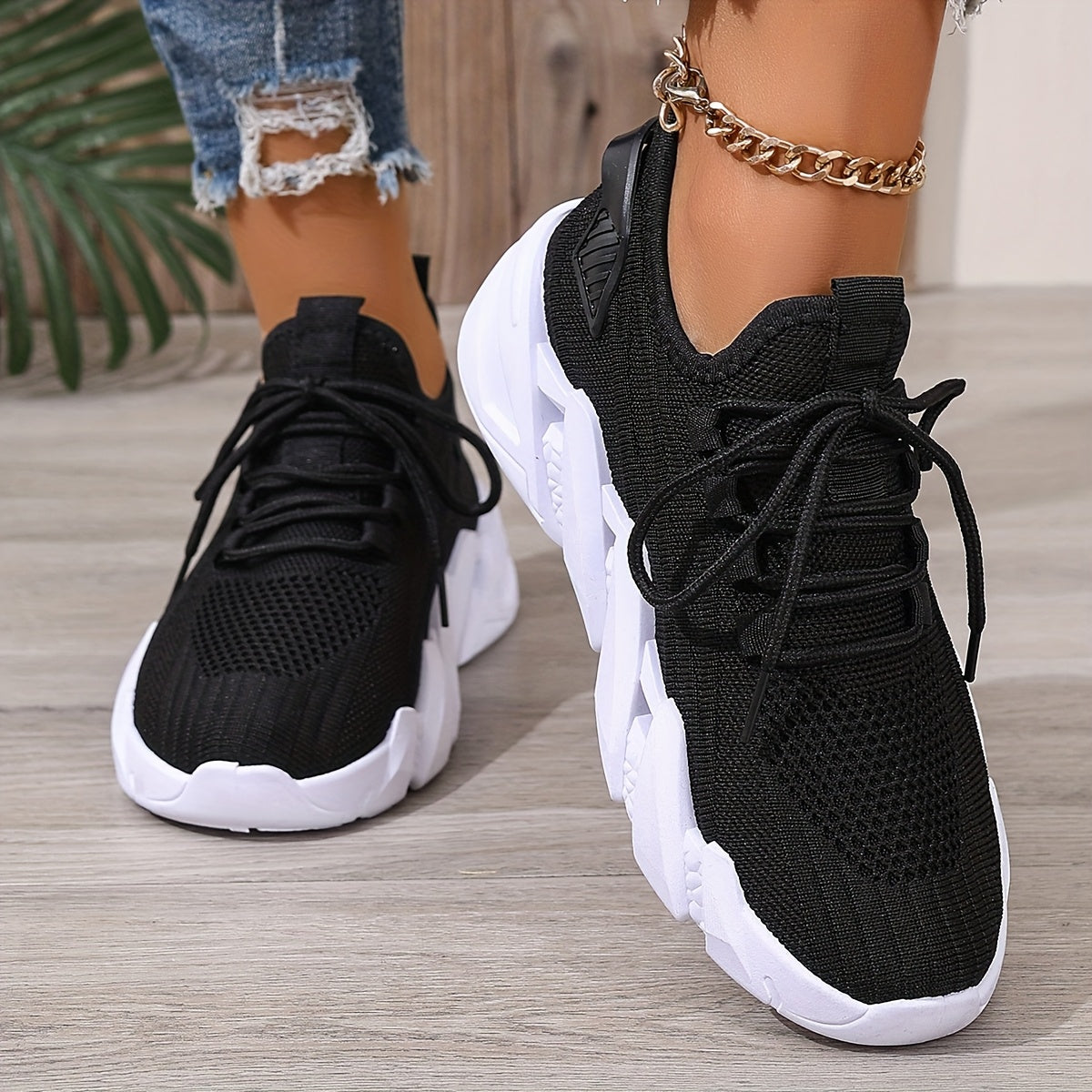 Zapatillas de malla para mujer, casuales, ligeras, de caña baja, para caminar, con plantilla de amortiguación