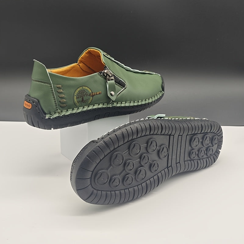 Ayollar uchun oson kiyiladigan loaferlar Nafas oluvchi sun'iy materialdan tayyorlangan, sirpanishga qarshi rezina, kundalik poyabzal