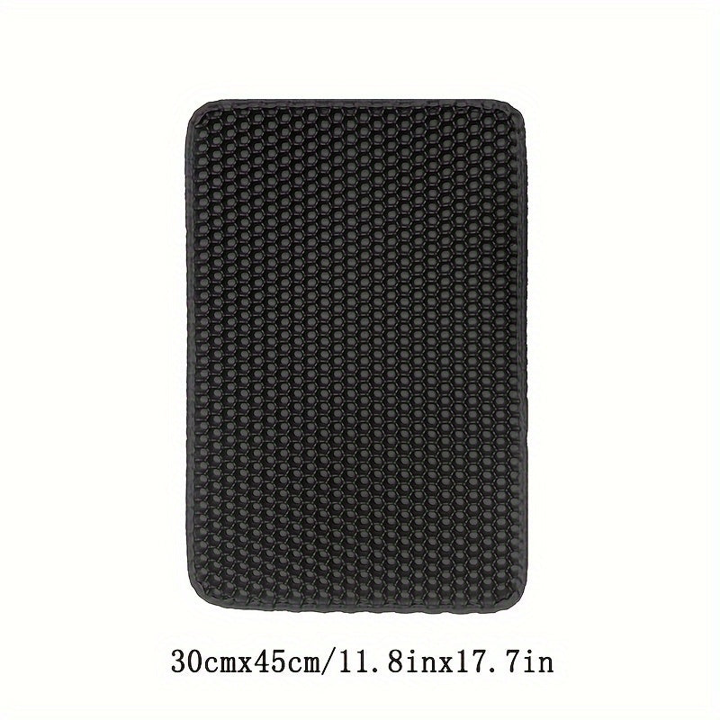 Double Layer EVA Cat Litter Mat Non-Slip Waterproof Large