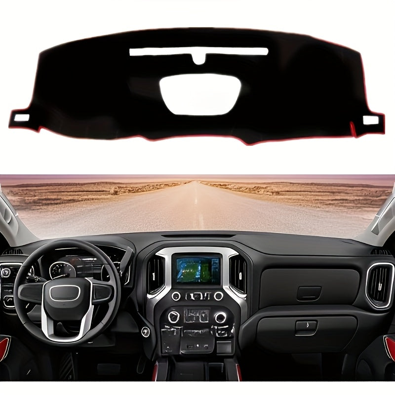 Universal Dashboard Protector Mat for Trucks Anti-UV Light Blocking Durable