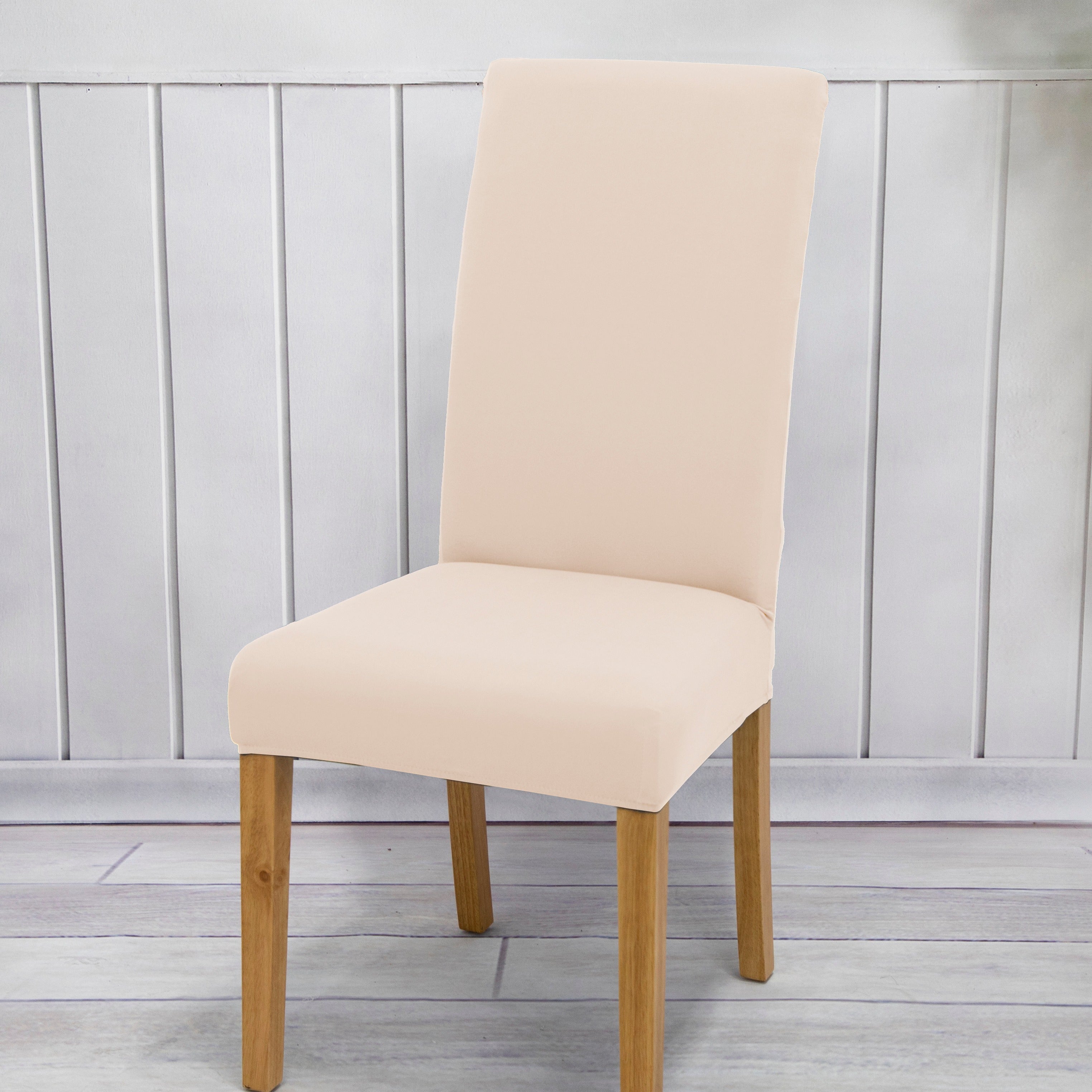 Молочный шелковый чехол для стула для столовой, отеля, церемонии, эластичный, защищает мебель