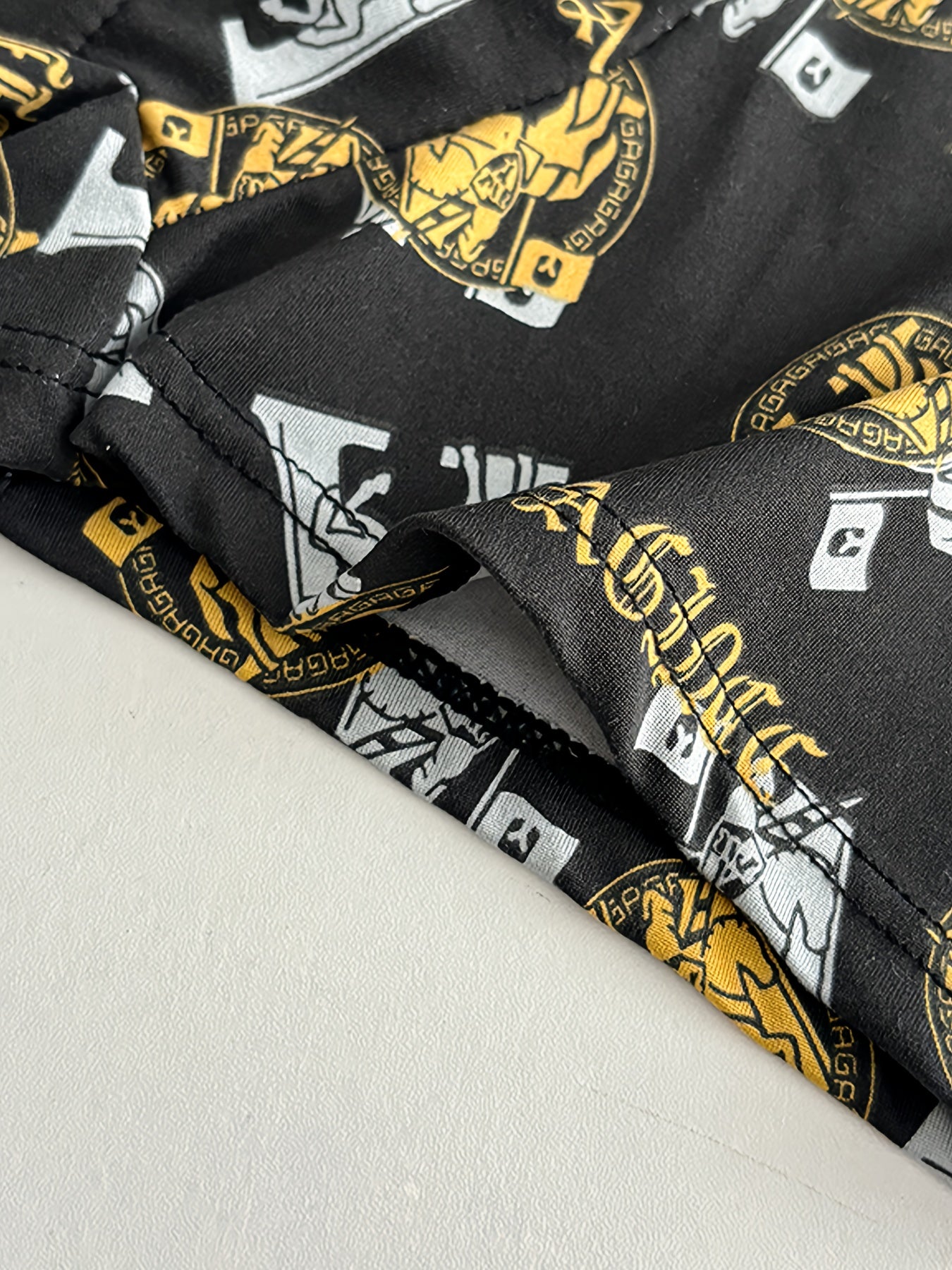 Men's Boxer Briefs 6 Pack Geometric Pattern Breathable Polyester Spandex