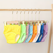 Bolalar uchun yuviladigan trening shimlari - 3 yoki 5 ta to'plam | Havo o'tkazmaydigan, suyuqlik o'tkazmaydigan pampers qoplamalari | Harakatdagi Bolalar Uchun Mukammal