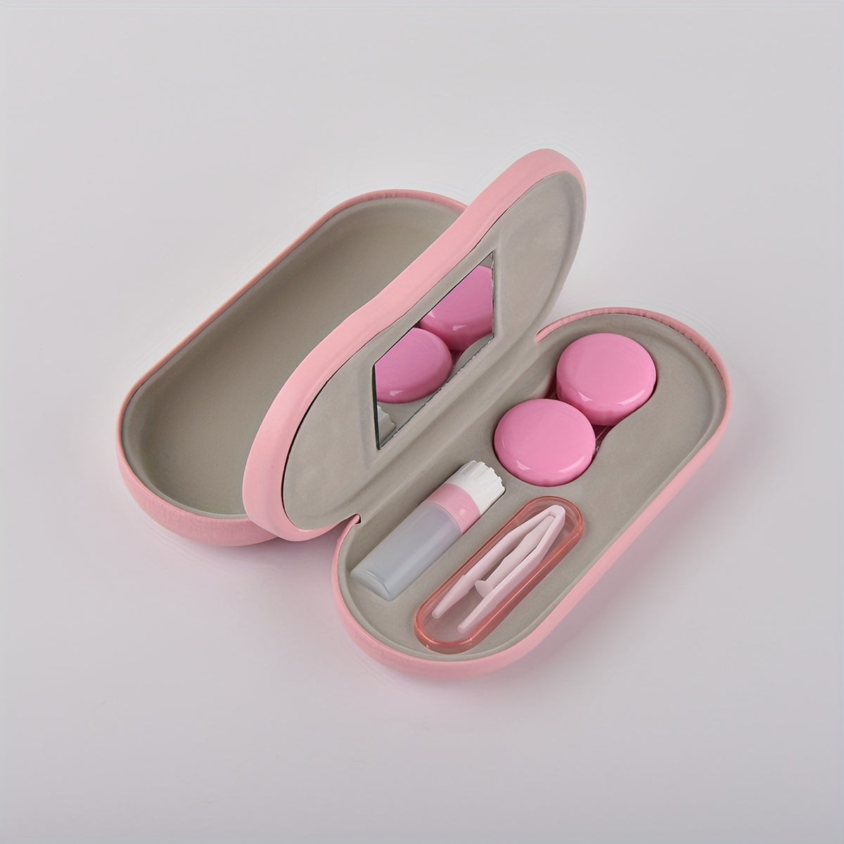 O'zingizga zamonaviy Charmli Ikki Qavatli Ko'zoynak Qutisini oling, ichida qulay ko'zgu bilan - sayohat qilish, uyda foydalanish va ko'zoynaklaringizni xavfsiz va ishonchli saqlash uchun ideal!