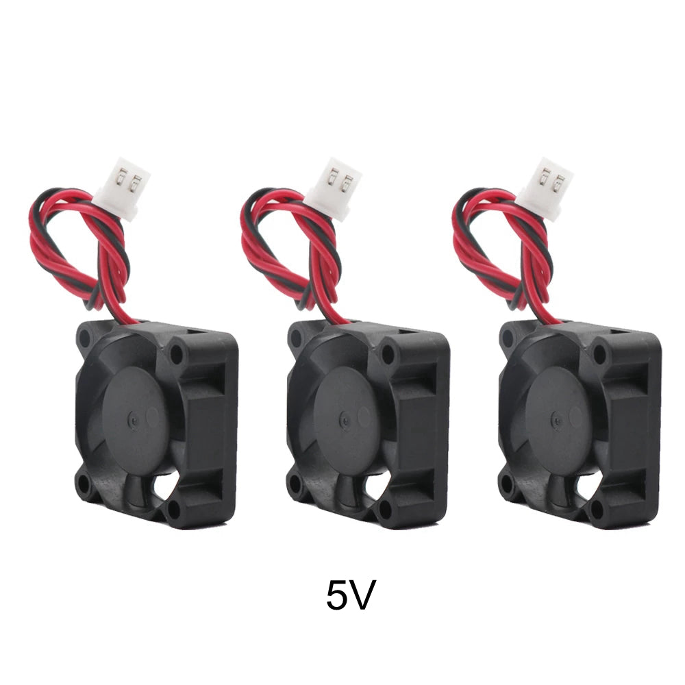 3 piezas de ventiladores de enfriamiento DC 3010 30x30x10mm 5V 12V 24V pequeños silenciosos sin escobillas