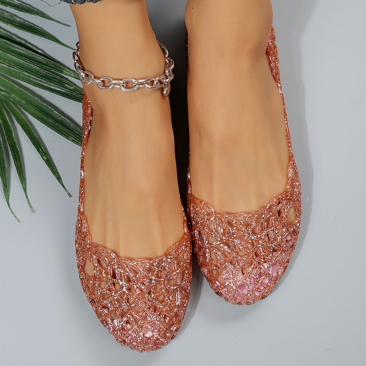 Ayollar uchun Kristalli Kesilgan Pastki Slaydlar Qabilalar Uslubi Komfort Poyabzal