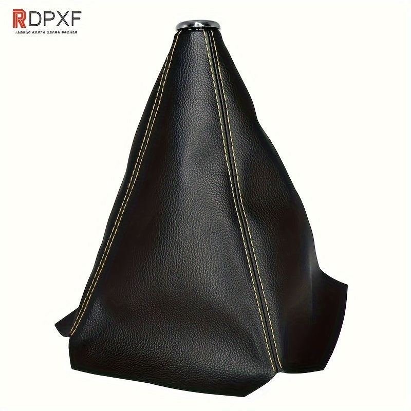 Universal PU Leather Gear Shift Gaiter for Manual Transmission with Dust Cover