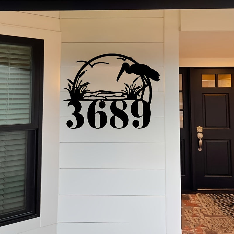 Customizable Baby Birth Announcement Yard Sign Durable Metal Outdoor Decor