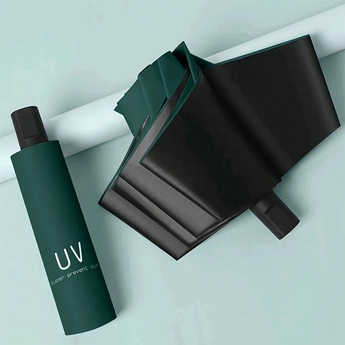 Large Foldable Manual Umbrella for Sun and Rain Protection Men Women Casual Minimalist