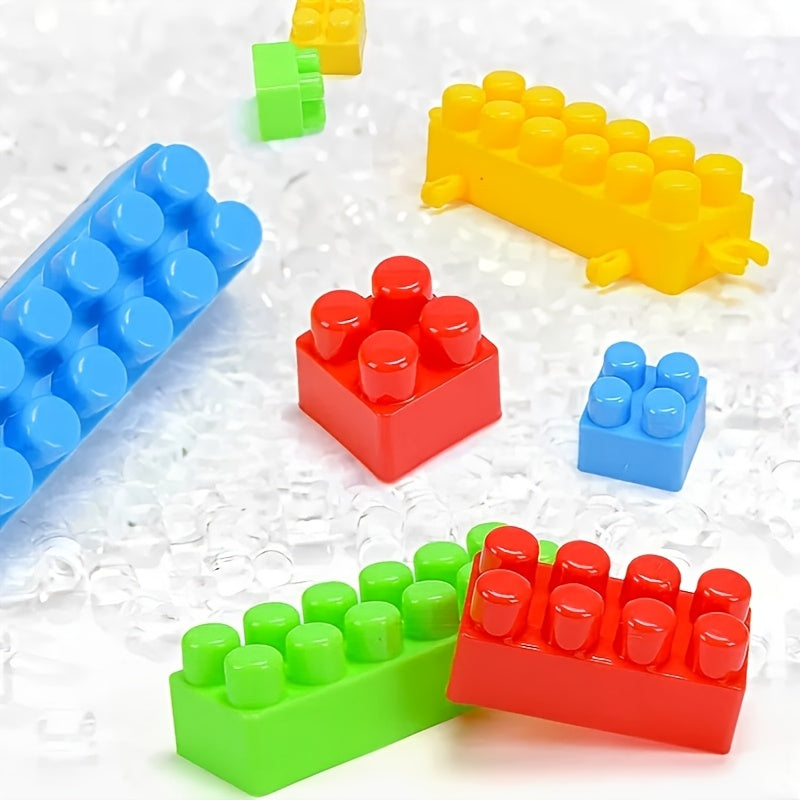 Plastic Construction Toy Set for Kids 135 or 185 Pieces Building Blocks Gift