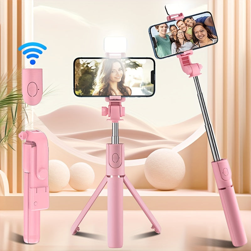 Wireless Selfie Stick Tripod for Live Streaming and Photography