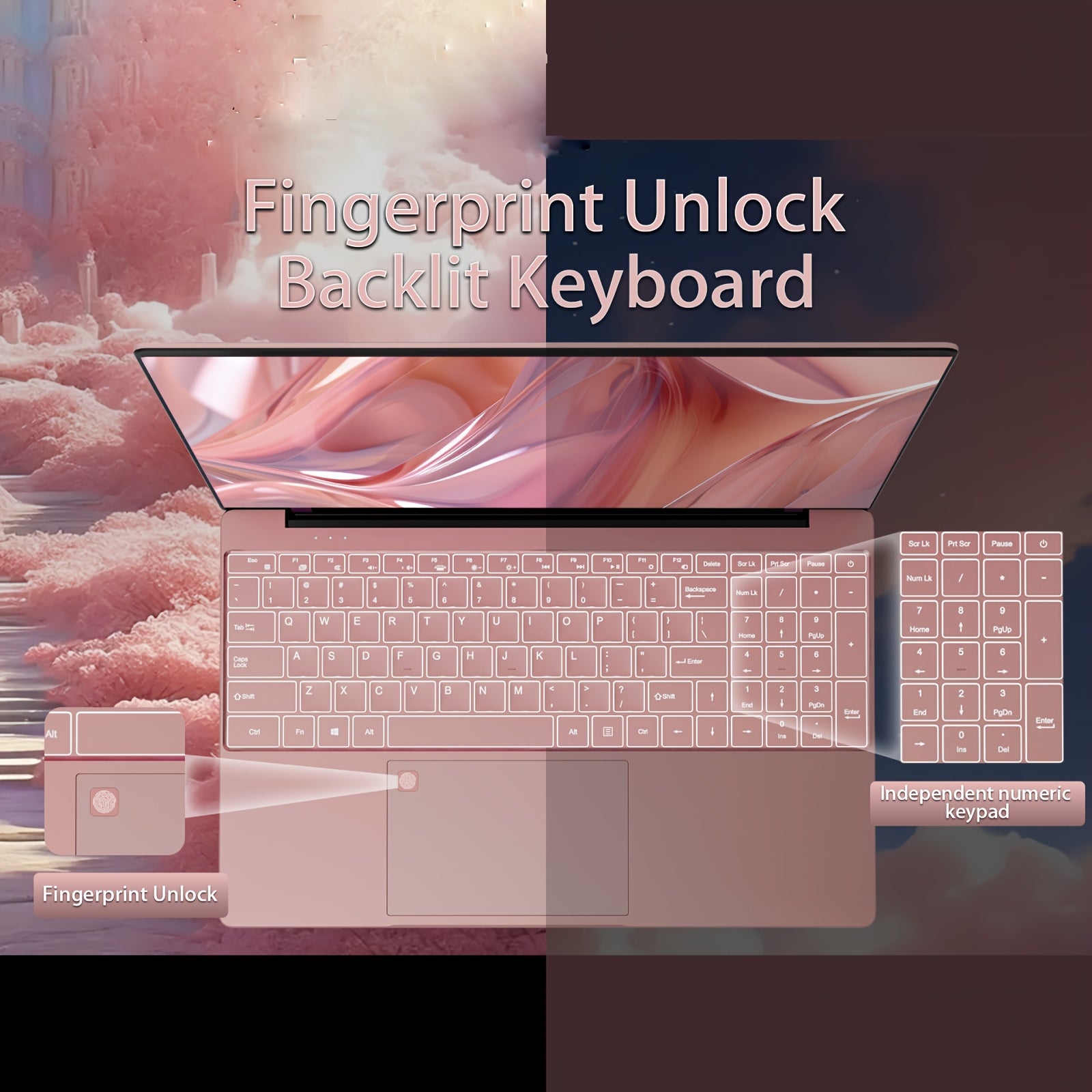 Portátil de 15.6 pulgadas FHD IPS 512GB SSD 32GB DDR4 Procesador Intel N95