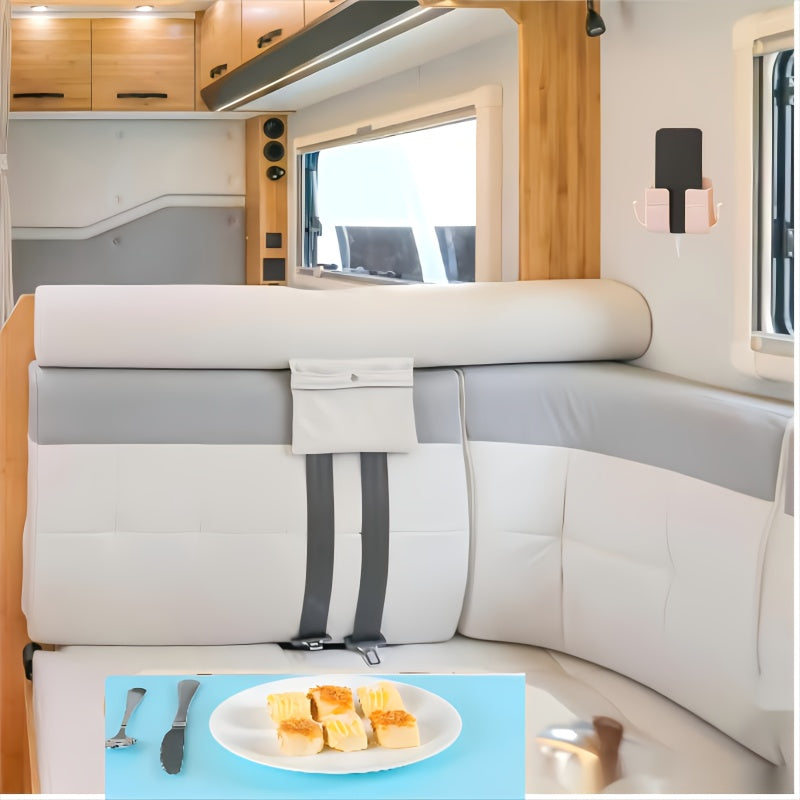 4-Pack Non-Slip Refrigerator Drawer Mats Washable Plastic Anti-Slip Shelves