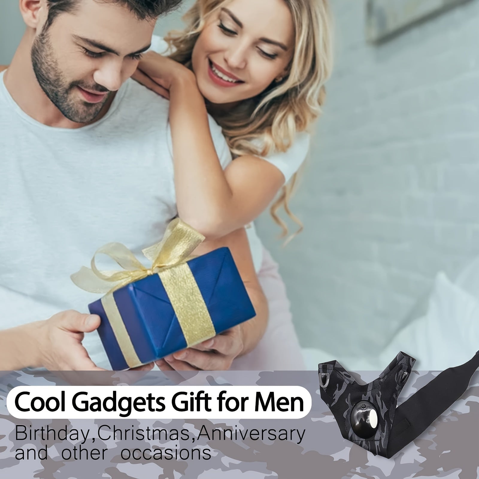 LED Flashlight Gloves for Men Women, Rechargeable, Night Fishing Camping