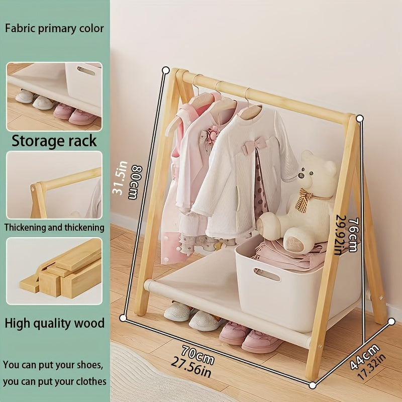 Foldable Indoor Coat Rack for Bedroom Living Room Balcony Clothes Organizer