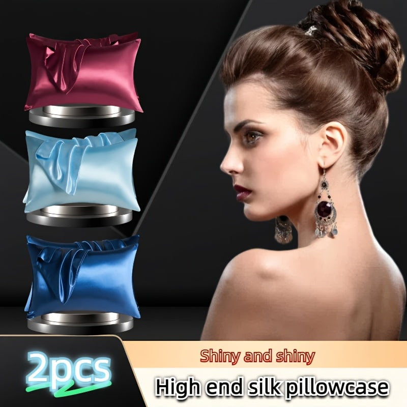 Twin White Polyester Pillow Cases Standard Size Bulk Pack