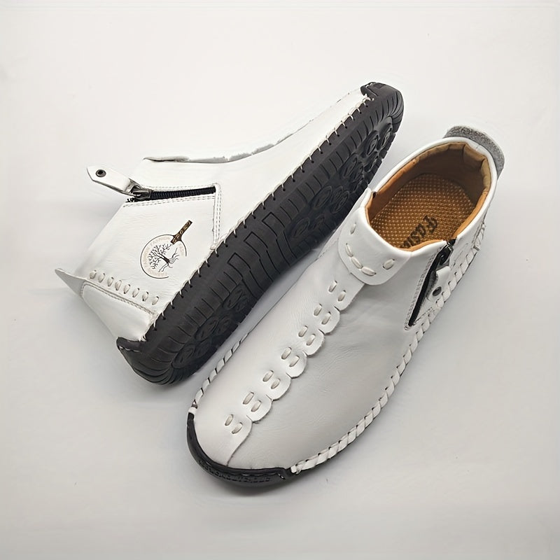 Осенние модные ботильоны для женщин с застежкой-молнией, винтажным дизайном и комфортным качеством ручной работы. Особенности: цветочный узор, резиновая подошва и EVA стелька. Подходят для повседневной носки на улице.