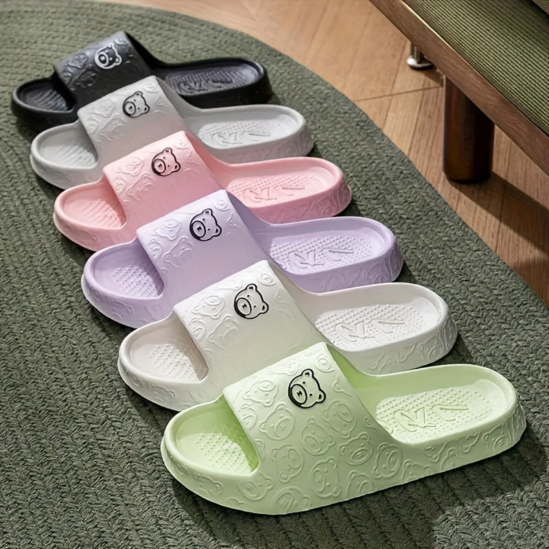 Unisex Slip-On EVA House Slippers Open-Toe Indoor Casual Shoes