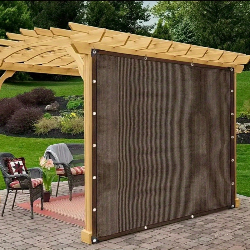 Bog' uchun, hovli, balkon uchun ko'p rangli chiziqli tashqi Polyethylene quyosh nurlari tarmog'i