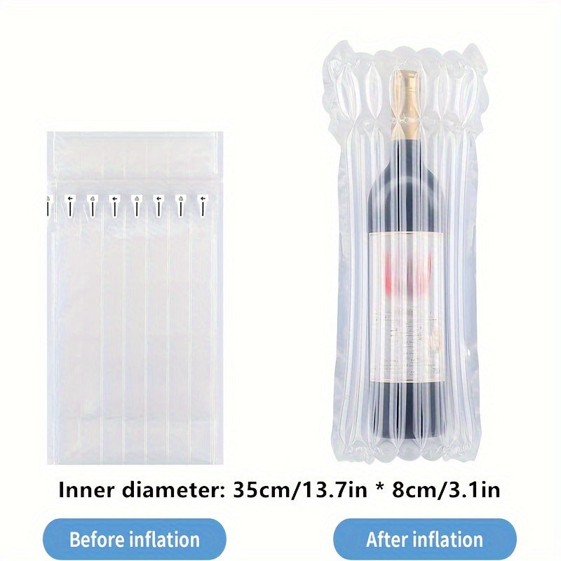 Inflatable Wine Bottle Protector Bags for Air Travel 5/10 Pack
