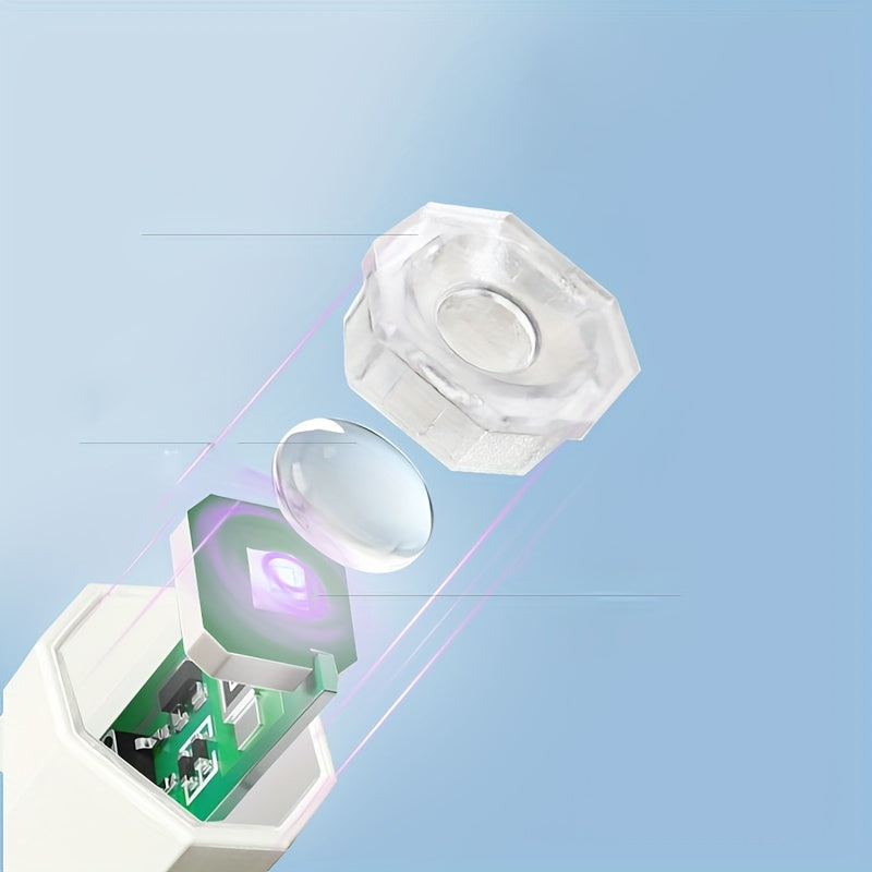 Портативная перезаряжаемая LED-лампа для ногтей с USB-зарядкой, идеально подходит для мини-сушилки для ногтей