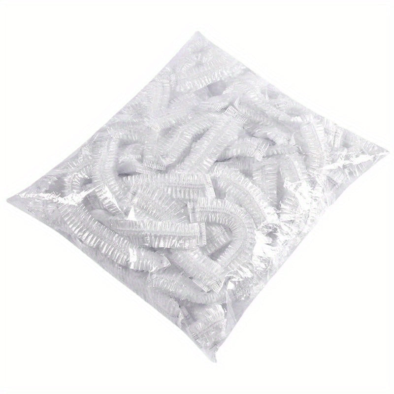Disposable Food Wrap 100 Count Transparent Stretchable Elastic Kitchen Restaurant