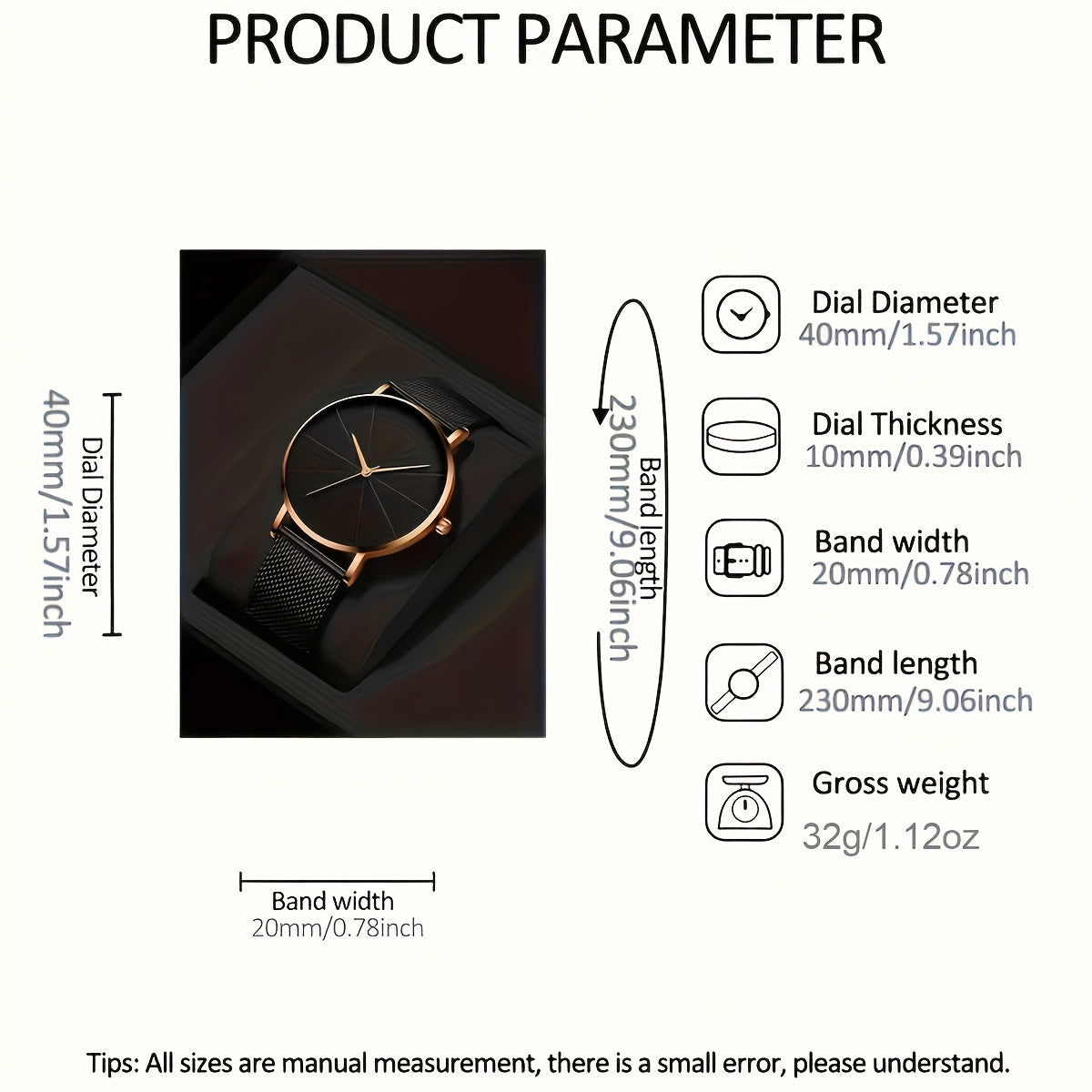 Casual Style Watch and Jewelry Set Digital Display Quartz Silicone Band Shock-Resistant