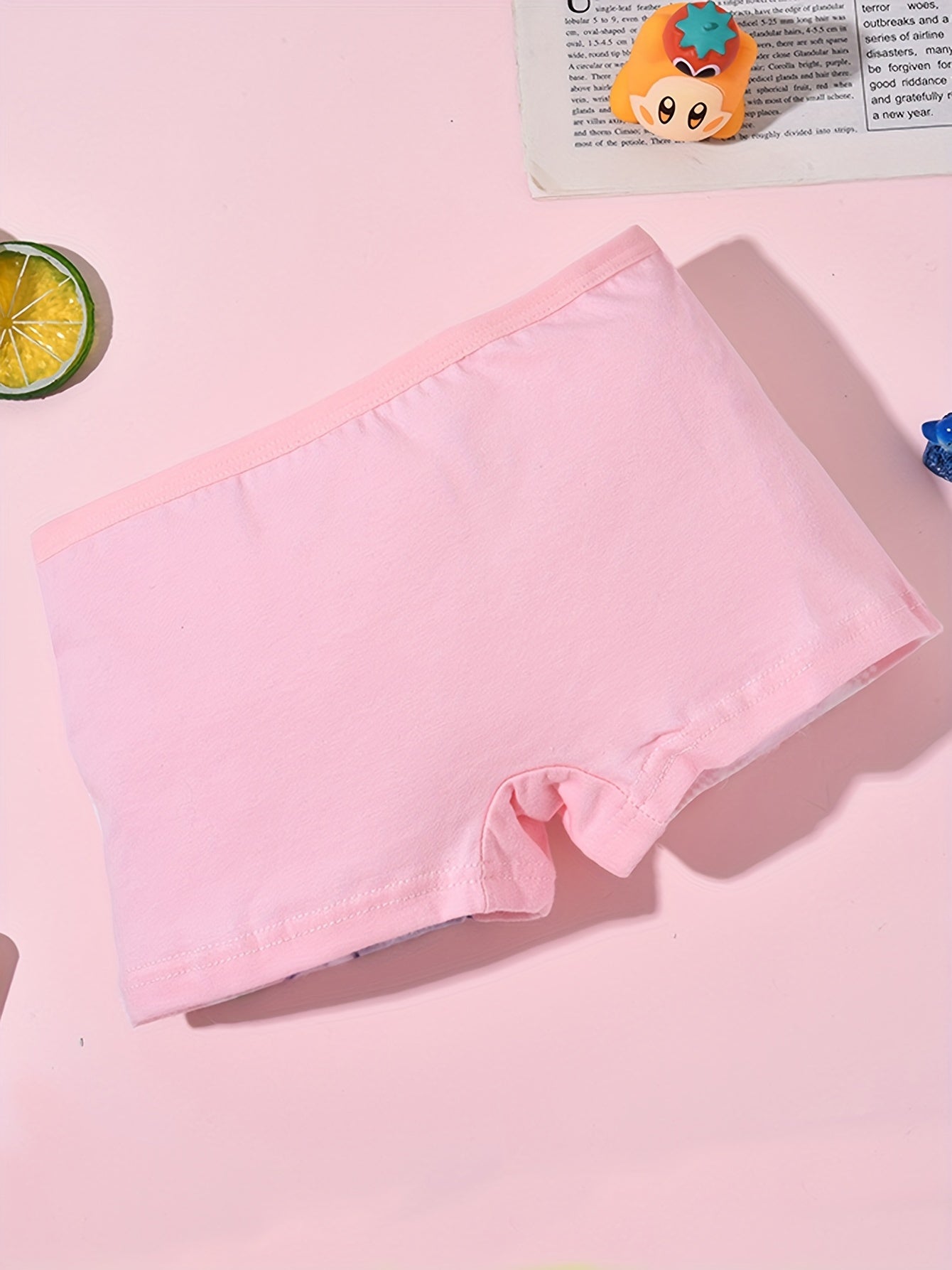 Girls Assorted Cotton Underwear 12-Pack Soft Comfortable Briefs for Children