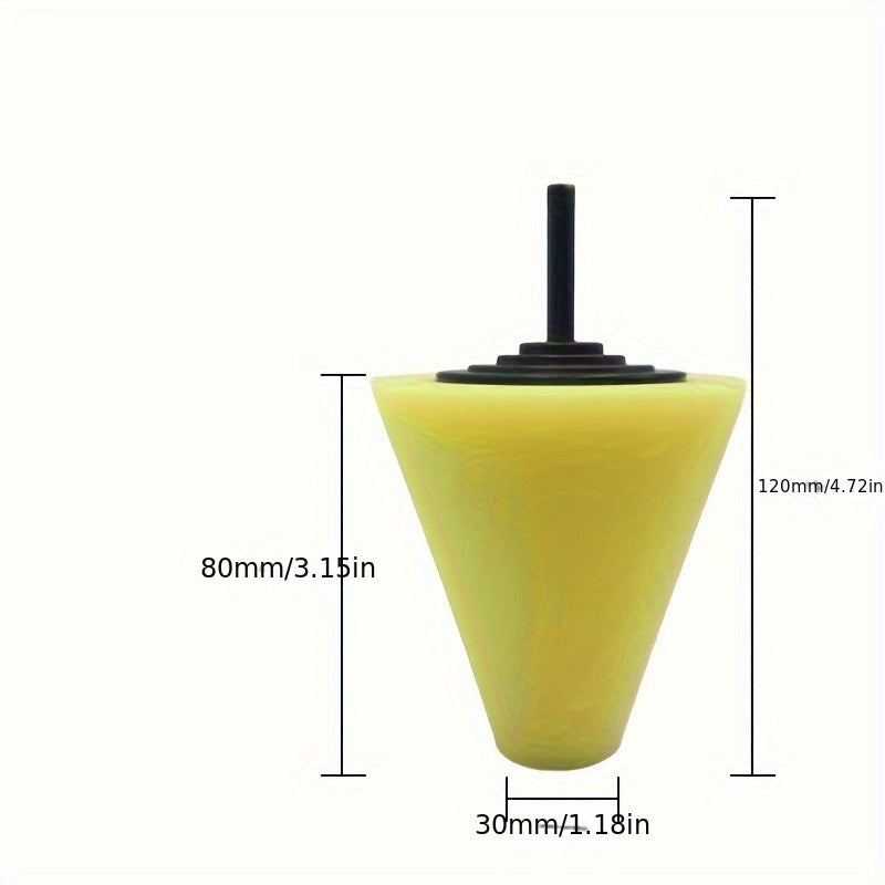 Esponja de pulido para llantas, bujes, rines, coche, motocicleta, barco, herramienta de pulido y detallado