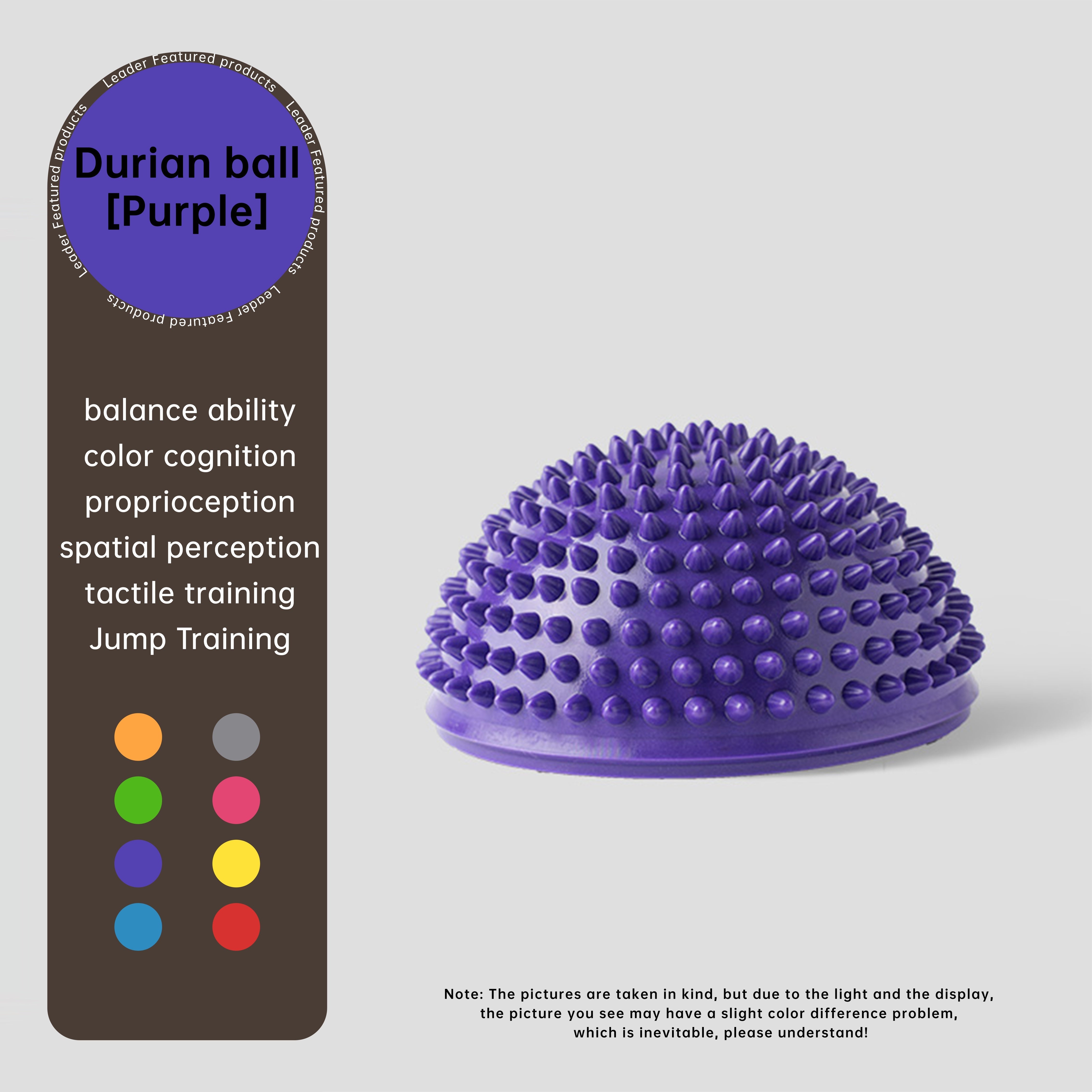 1 шт. ПВХ йога-мяч для балансировки, массажа ног и снятия стресса - подходит для йоги, пилатеса, гимнастики - взрослый, 1 упаковка