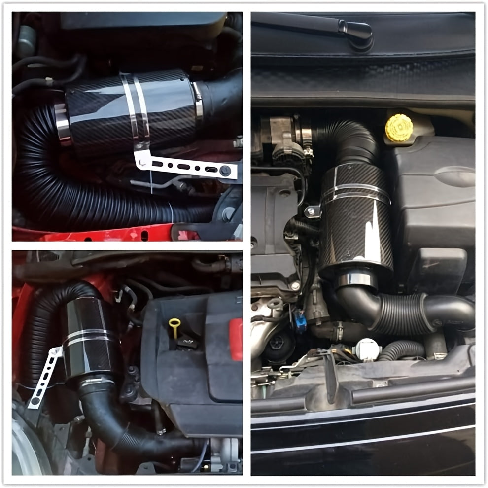 Avtomobil uchun havo filtri to'plami, karbon tolali yutish tizimi turboqaynatgich uchun