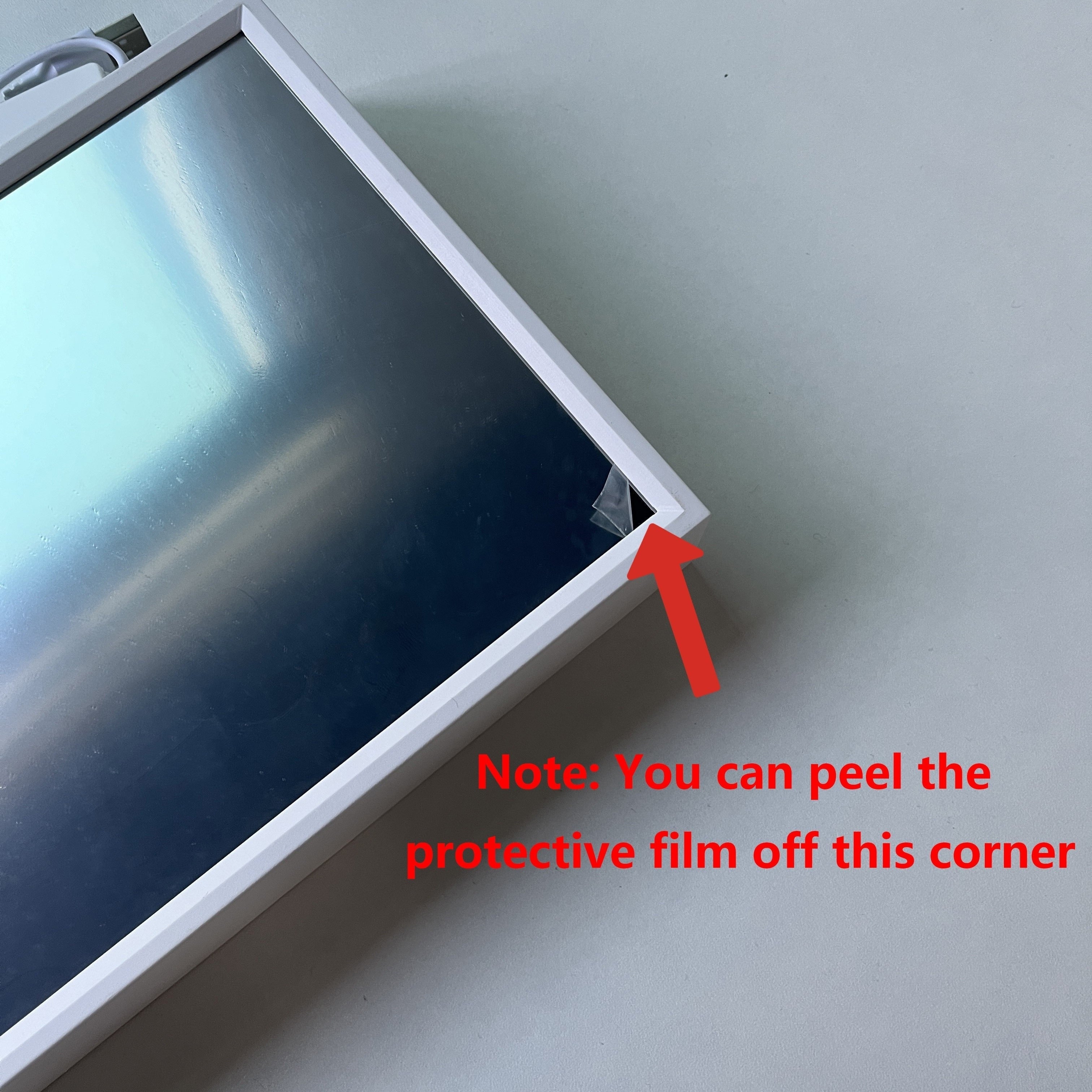 Personalized Photo Music Player Frame Acrylic Mirror with Sound Wave Art for Birthdays and Weddings