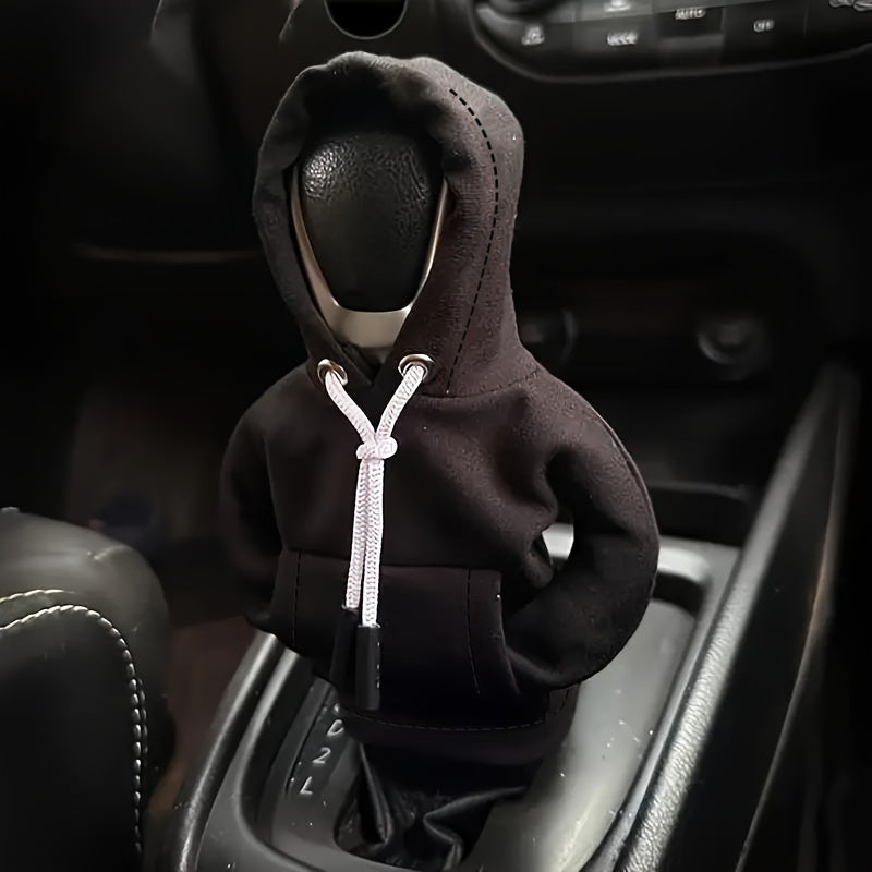Unisex Cotton Car Gear Shift Cover Hoodie Interior Decor All Seasons
