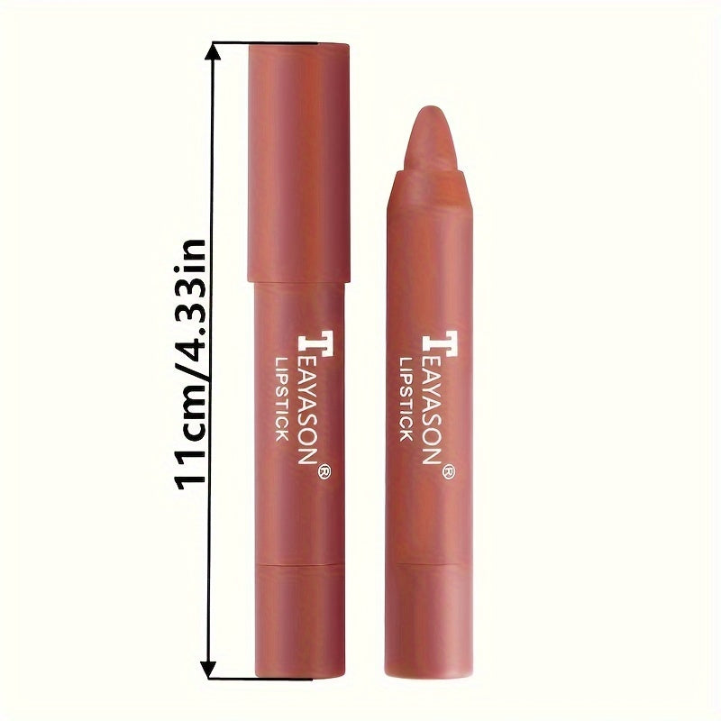 Women Matte Lipstick 12 Shades Long-Lasting Waterproof Lip Color