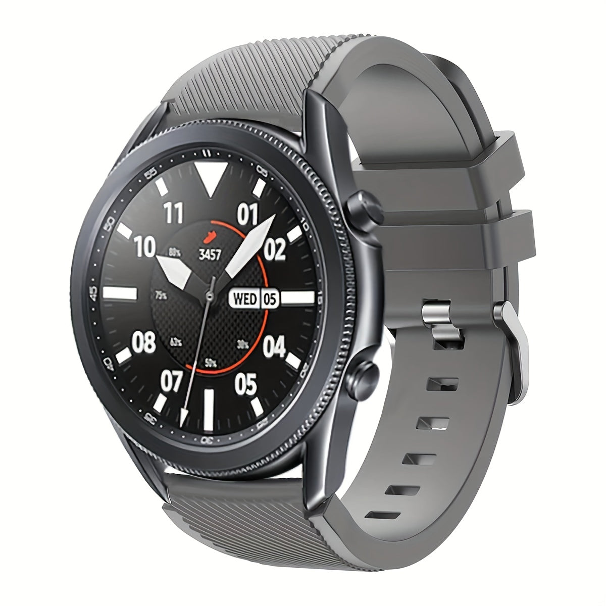 Силиконовый ремешок для смарт-часов Samsung Galaxy Watch, Gear S3, Gear 2 и Garmin Vivoactive. Подходит как для мужчин, так и для женщин.