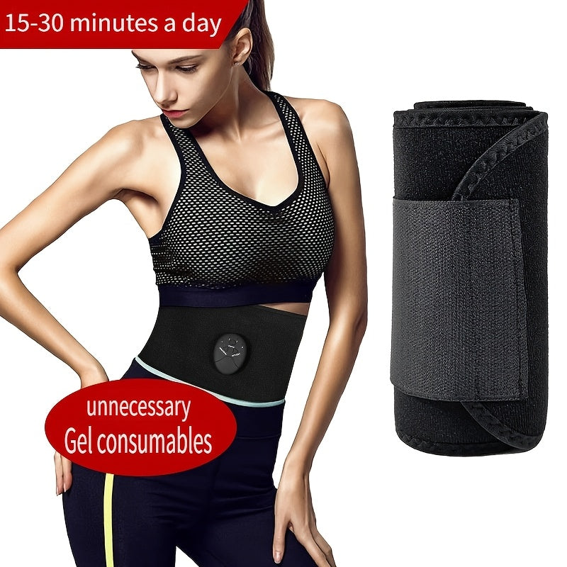 3D massaj rulolari bilan qora belbog‘, qorin bo‘shligini tonizlash va bo‘shash uchun