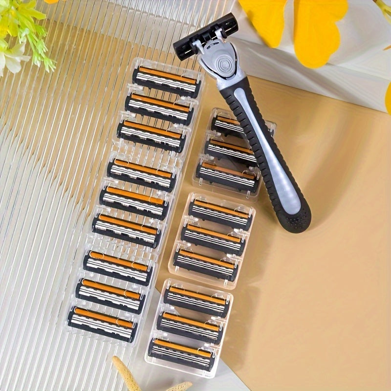 Qora vintage xavfsizlik rasi uchun zanglamaydigan po'latdan yasalgan pichoq bilan barcha teri turlari uchun