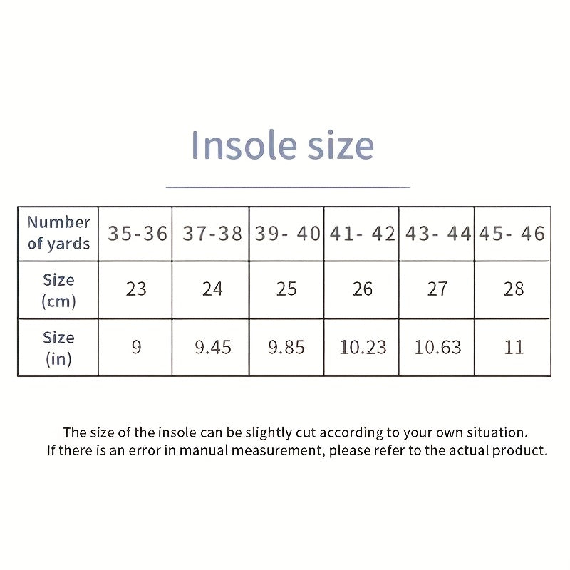 Unisex Arch Support Insoles Breathable Shock Absorbing Moisture-Wicking