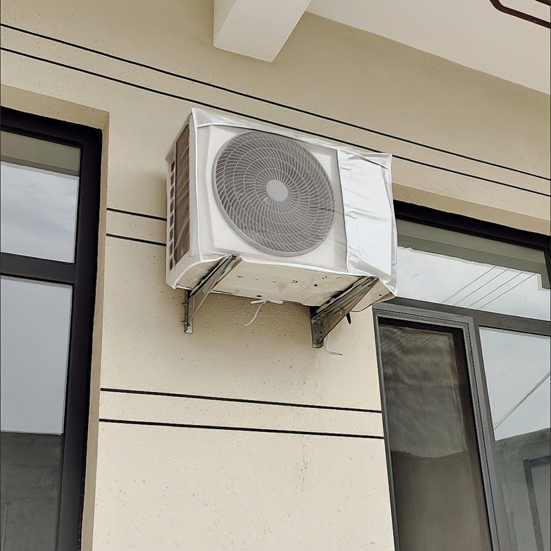 Outdoor Air Conditioner Cover Waterproof UV-Resistant Oxford Cloth Durable Mesh
