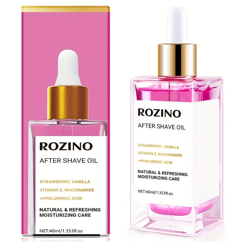 Унисекс 40 мл клубничное ванильное масло для бритья увлажняющее, не жирное