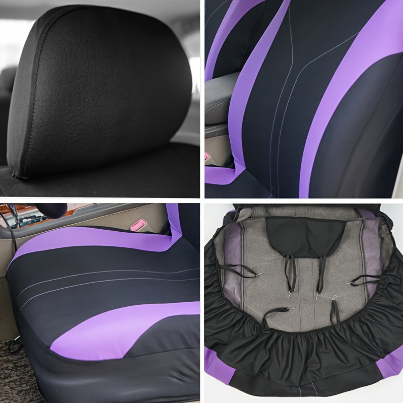 Women Universal Car Seat Covers Set, 9-Piece Auto Cushion Protectors