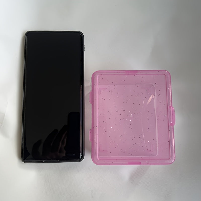 Multi-Functional Flip-Top Storage Box for Jewelry Cosmetics and Home Organization